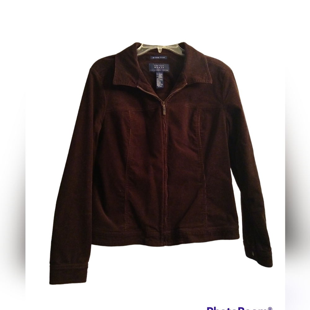 Brown blazer, corduroy